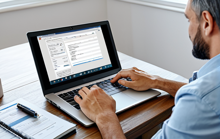 호주에서 세금 신고 및 환급 절차 - Home Office Expenses**

"A person working from a tidy home office, surrounded by receipts and a lapt...