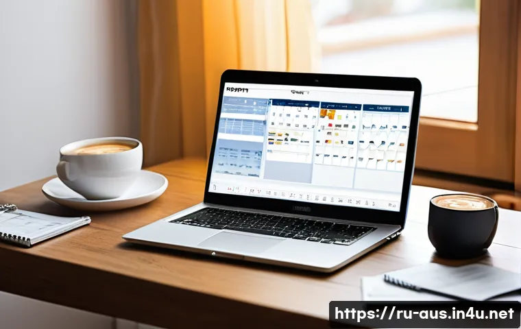 호주 항공권 저렴하게 구매하는 법 - A detailed scene of a traveler researching flight tickets on a laptop and smartphone in a cozy home ...